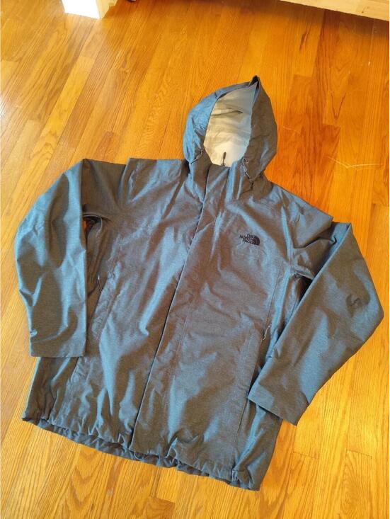 The North Face Other - North Face Venture 2 Full Zip Hooded Rain Jacket Dark Heather Grey Size Large
